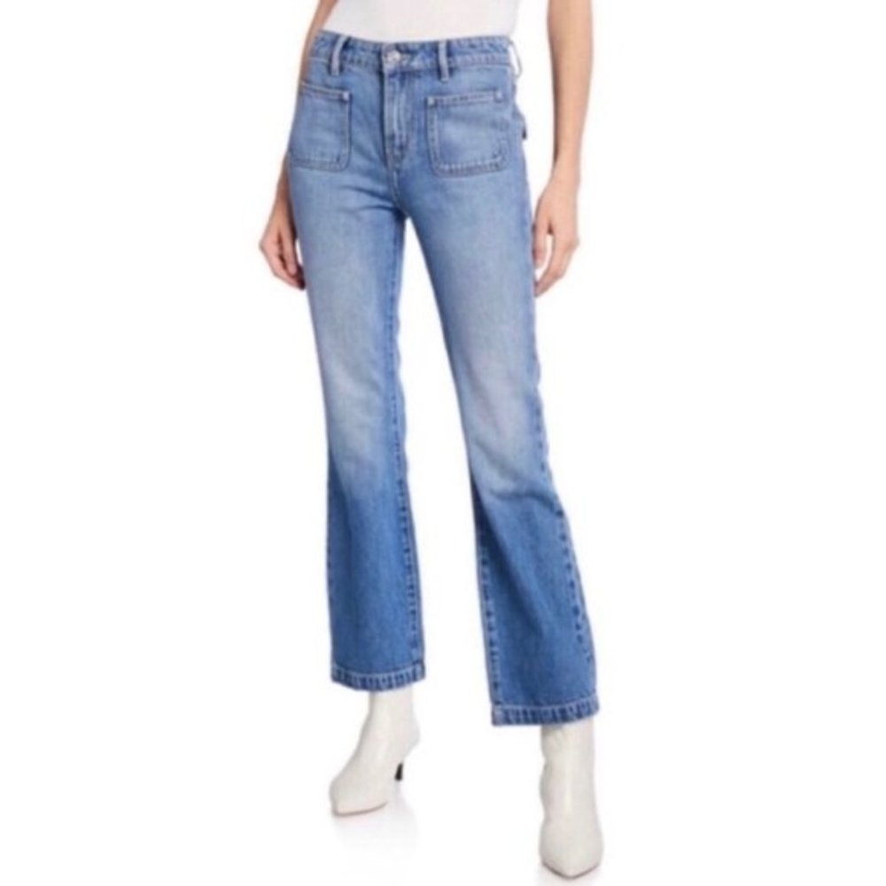 Current/Elliott The Cropped Bootcut Jeans size 27